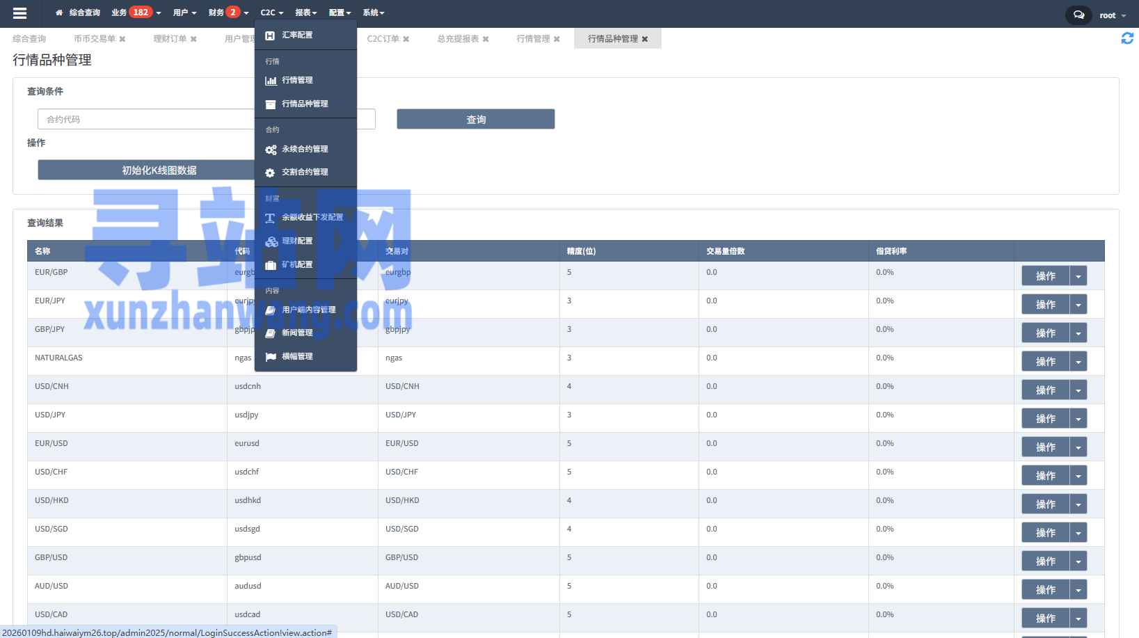 多语言交易所系统/永续合约交割合约/K线控制/C2C/借币
