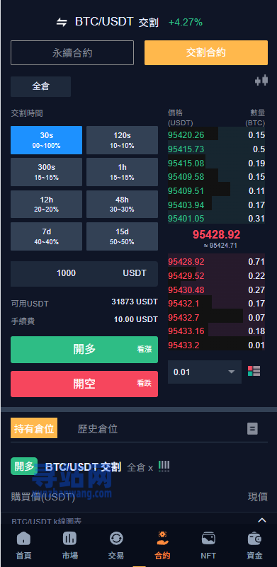 多语言交易所系统/永续合约交割合约/K线控制/C2C/借币