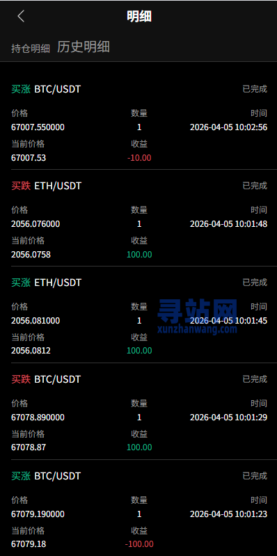 新版海外虚拟币微盘/秒合约微交易/时间盘/信用分