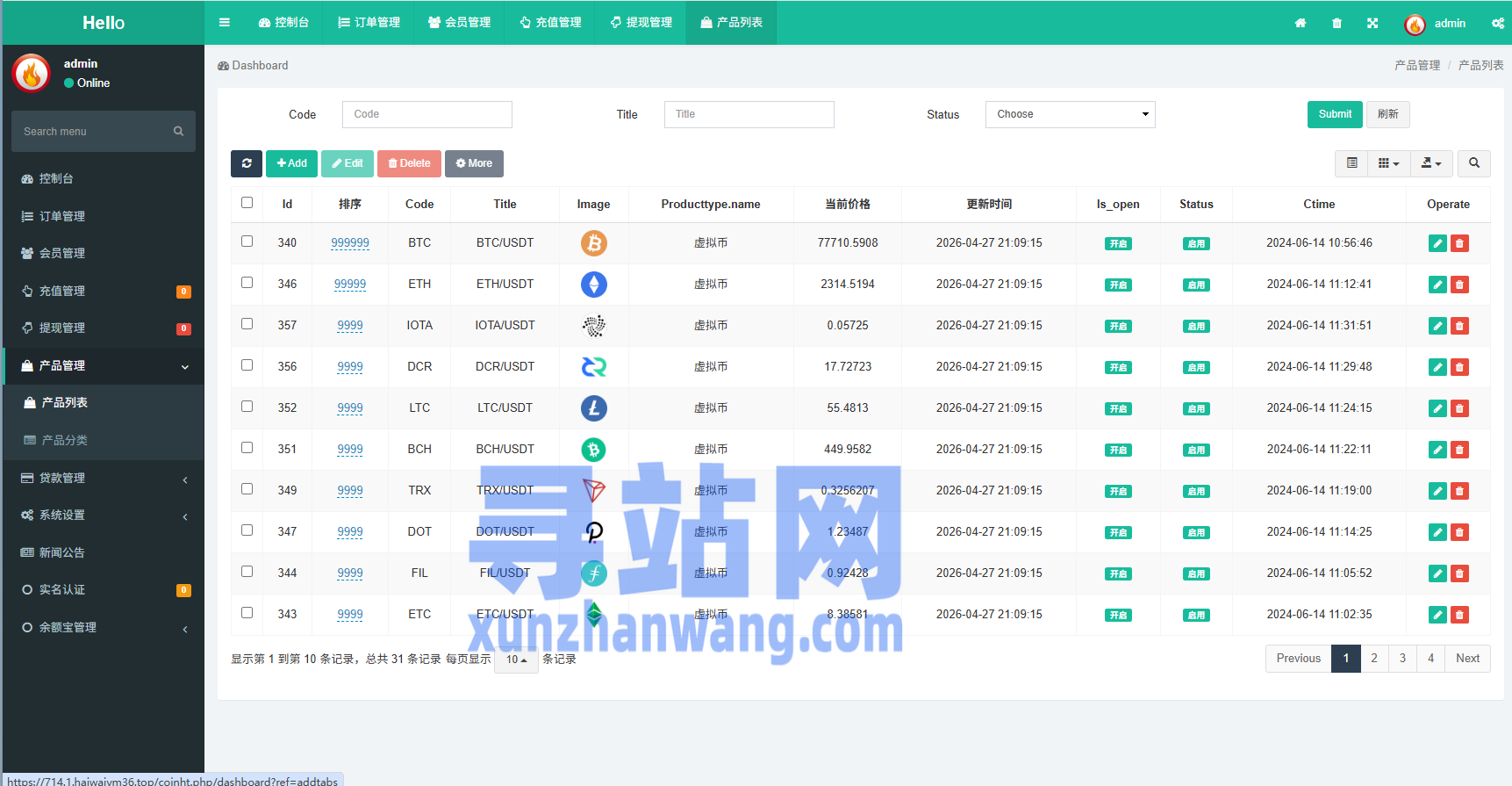 多语言秒合约/虚拟币/贵金属/外汇交易/贷款/投资