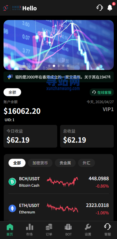 多语言秒合约/虚拟币/贵金属/外汇交易/贷款/投资