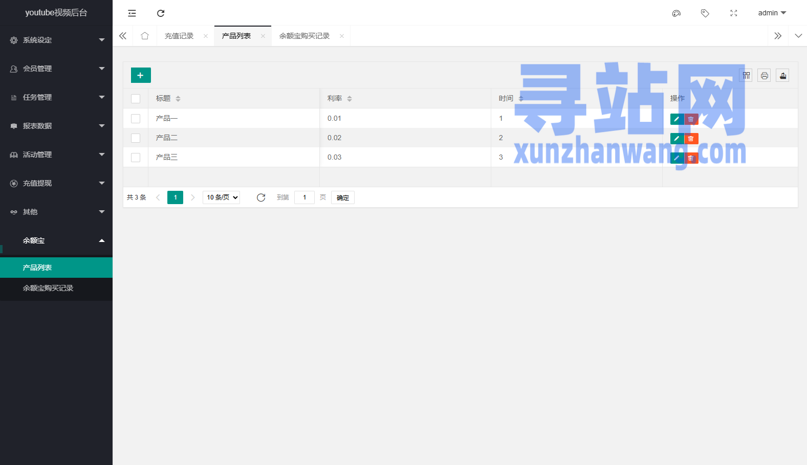 多语言视频任务系统/VIP任务/视频返利/余额宝/前端VUE