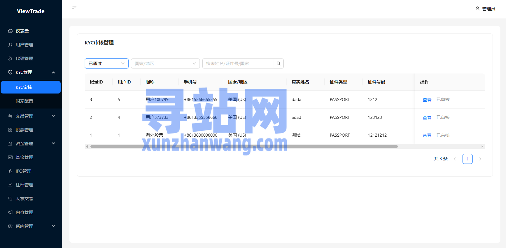 海外股票交易系统/美股交易/大宗/IPO/理财/分销
