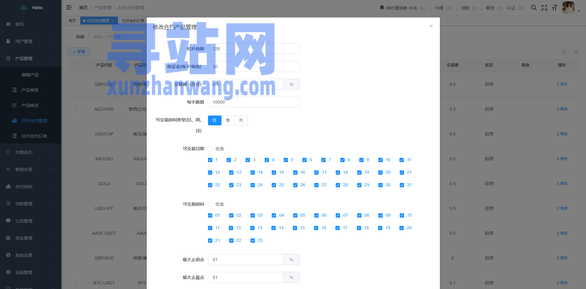 海外DAPP交易所系统/交割合约/永续合约/K线控制/模拟账户